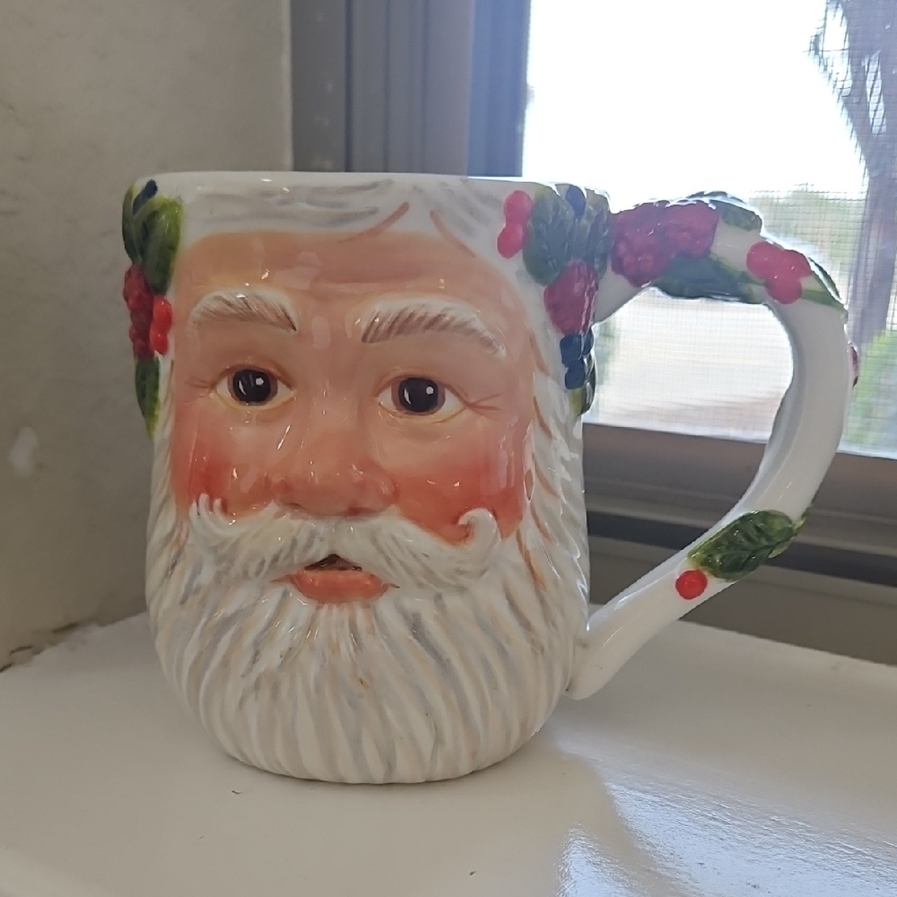 Department 56 2001 Santa Ceramic Mug